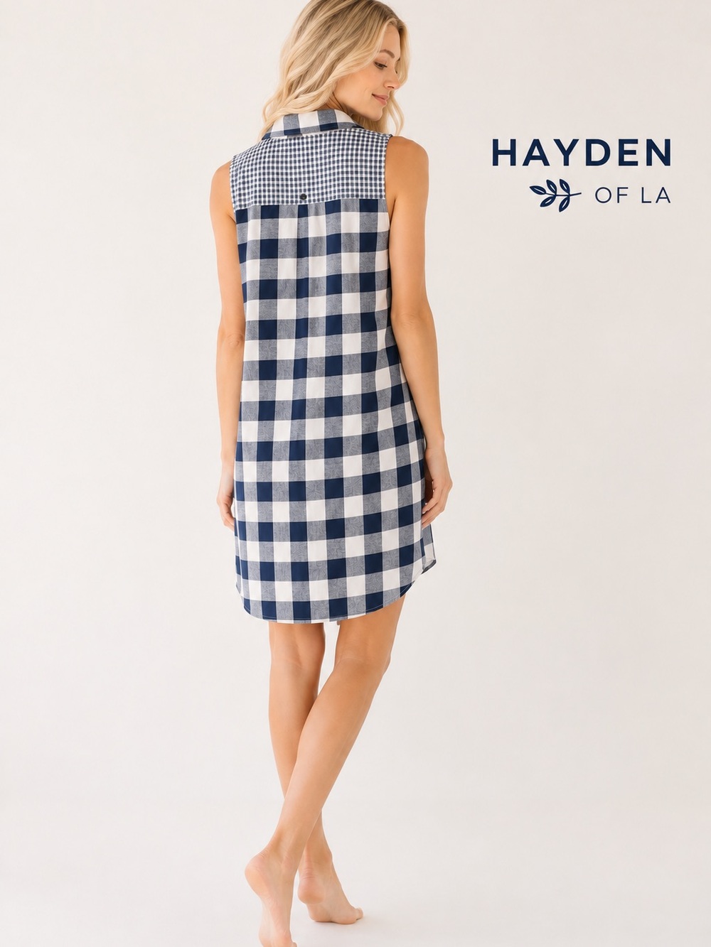 Hayden of LA,Fun & Brilliantly Designed Button Front Shirt Dress,Adorable!Size M - Picture 3 of 9